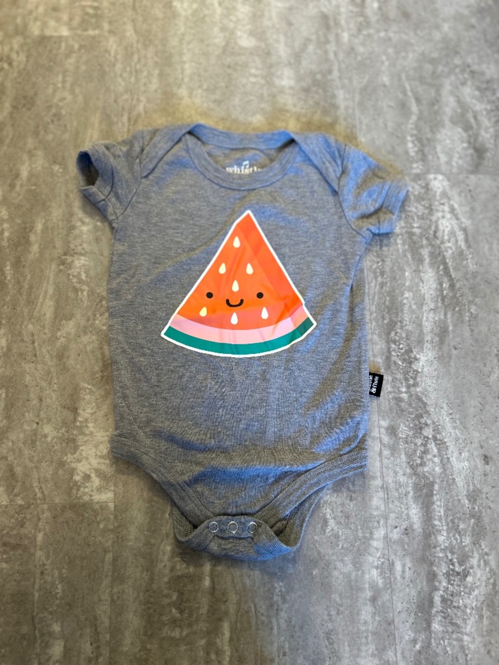 6-12 months whistle and flute diaper shirt
